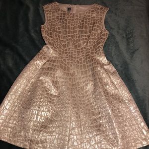 Anne Klein Gold Textured Dress (Great Condition)